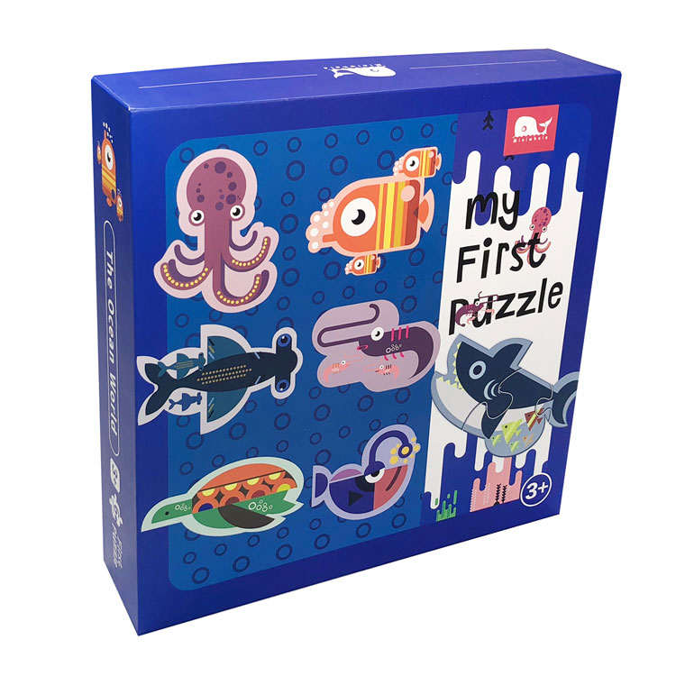 Cartoon 3D Animal Toy Jigsaw Puzzle para sa mga Bata