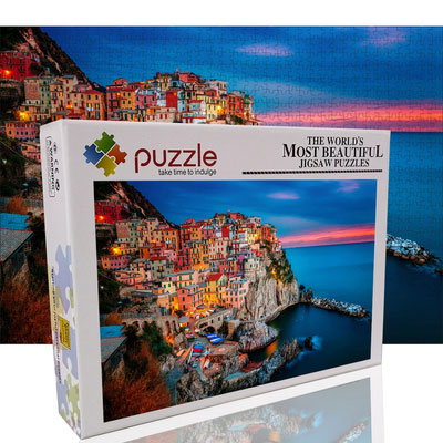 Pasadyang Jigsaw Puzzle na 500 Mga piraso na Ginawa Sa Tsina