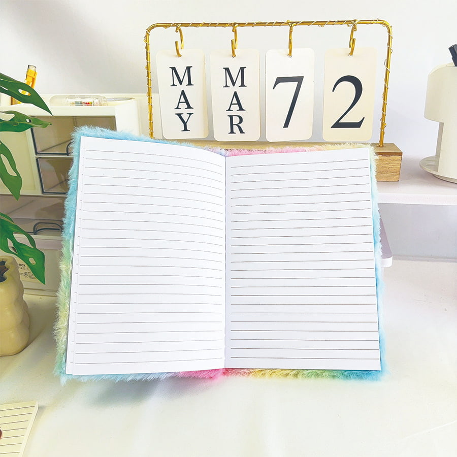 A5 Cute Alpaca Diary Plush Notebook