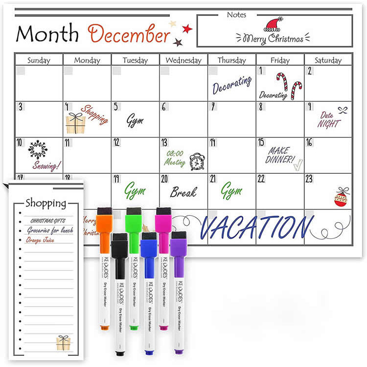 Wall Calendar 2021 Stand Plan ng Talaan ng Kalendaryo sa Desk