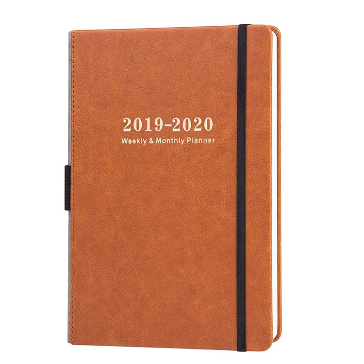 2021 Pasadyang Agenda Planner na Notebook ng Katad