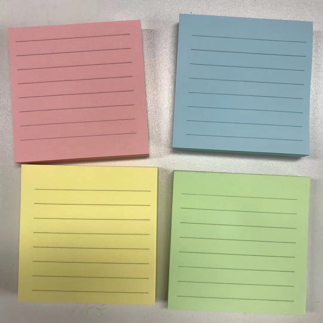 sticky note 100shets 76x76mm na may ruled lines