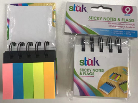 sticky notes at flags 9pads bawat 25sheets