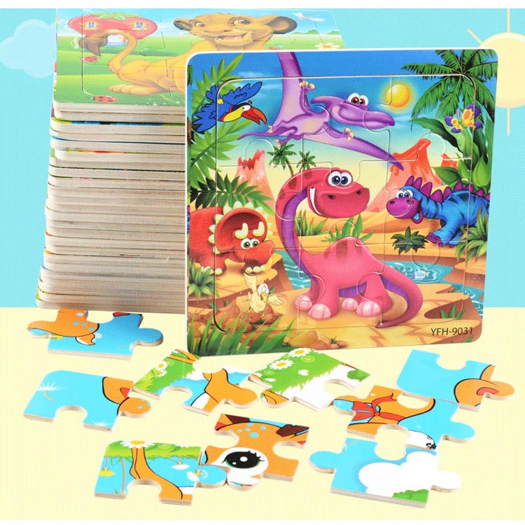 Mga Wood Puzzle Para sa Mga Bata